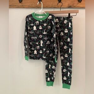 Hanna Andersson Star Wars Long John Holiday Pajama Set